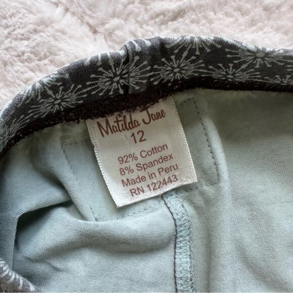 Matilda Jane | Blue Star Leggings | Size 12 - Picture 7 of 12